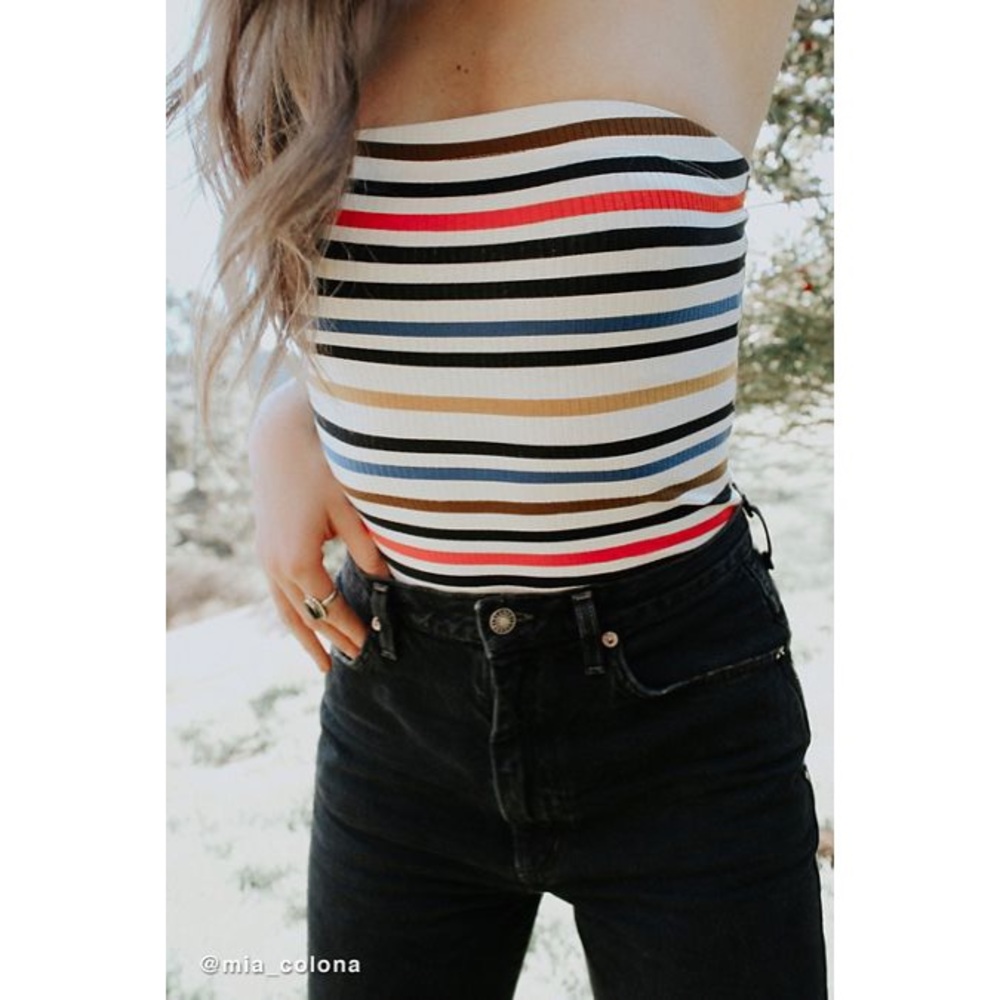 NWT Urban Outfitters Striped Bodysuit